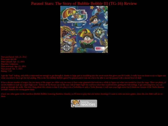 Parasol_Stars_TG16_review screenshot