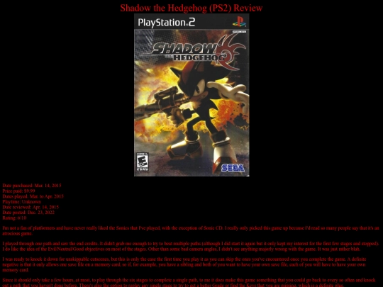 Shadow_the_Hedgehog_PS2_review screenshot