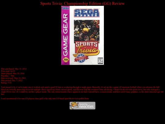 Sports_Trivia_CE_GG_review screenshot