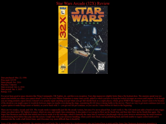 Star_Wars_Arcade_32X_review screenshot