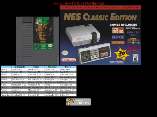 Tecmo_Bowl_NES_playthrough screenshot