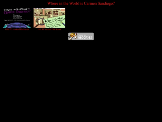 Where_in_the_World_is_Carmen_Sandiego_screenshots screenshot