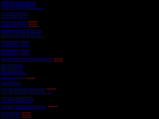 vgmdb/vgmdb screenshot