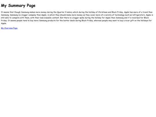 summary screenshot