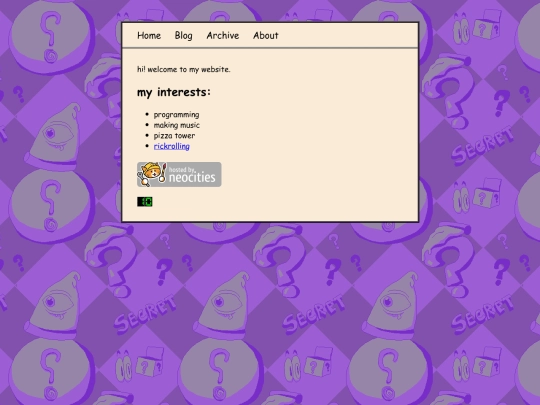 index screenshot