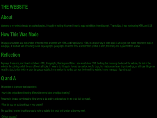 index screenshot