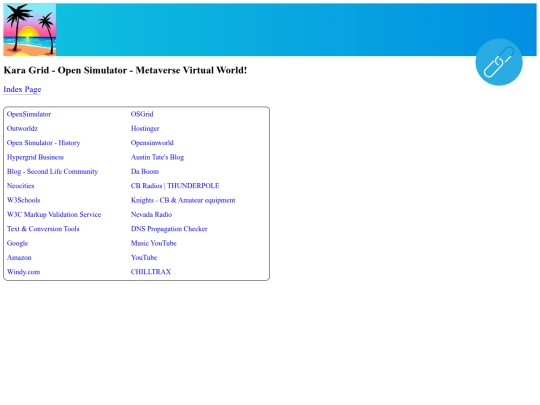 links screenshot