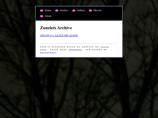 archive screenshot