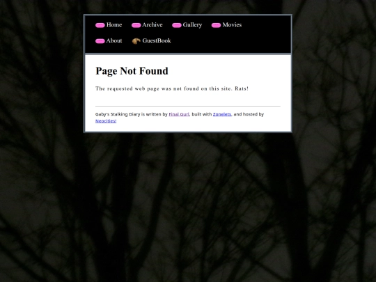 not_found screenshot
