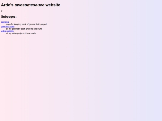index screenshot