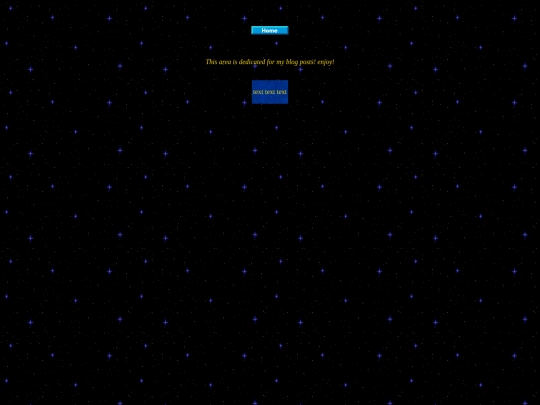 Blog screenshot