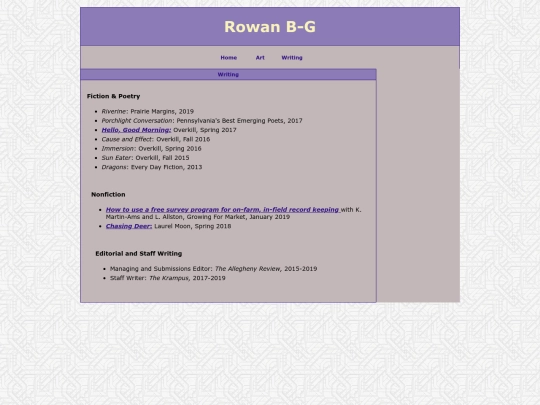 writing screenshot