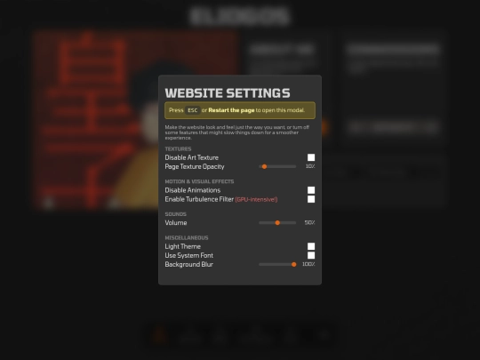 index screenshot