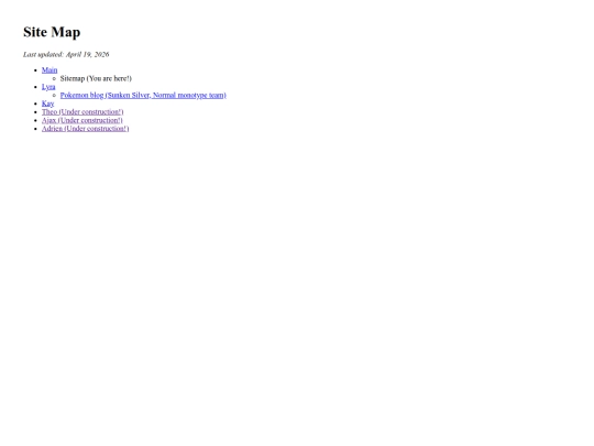 Sitemap screenshot