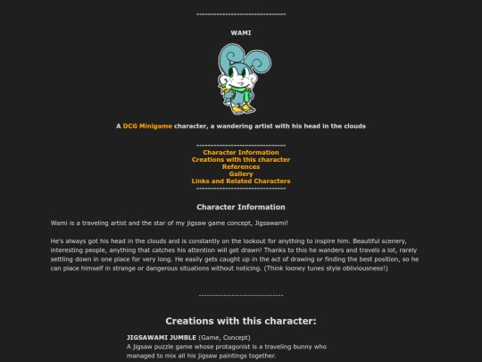 mini/wami screenshot