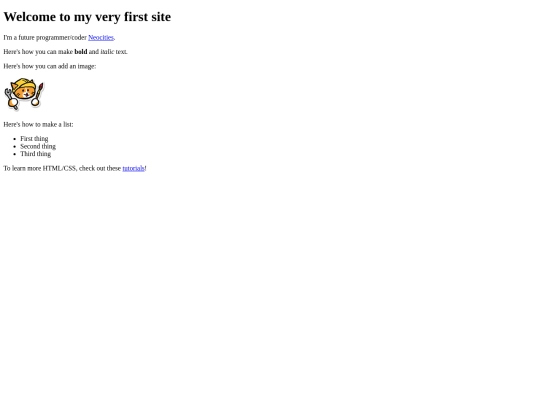index screenshot