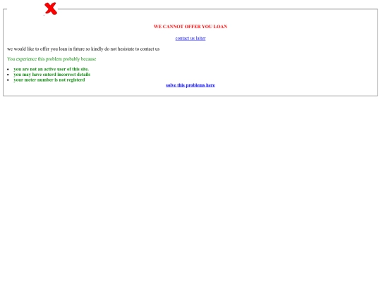 Tokens/error screenshot
