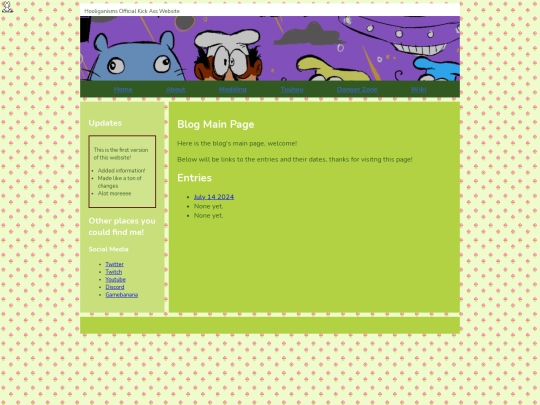 blog screenshot