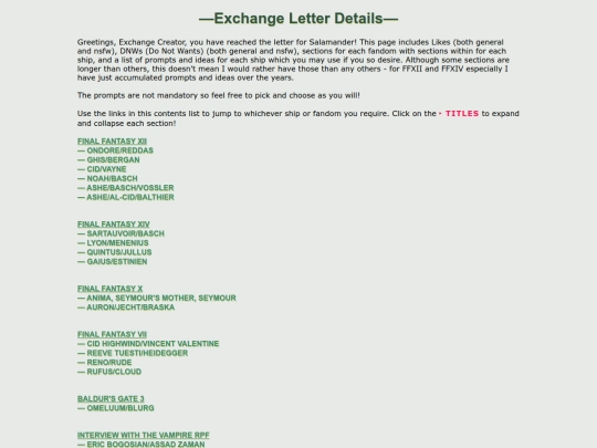exchanges screenshot