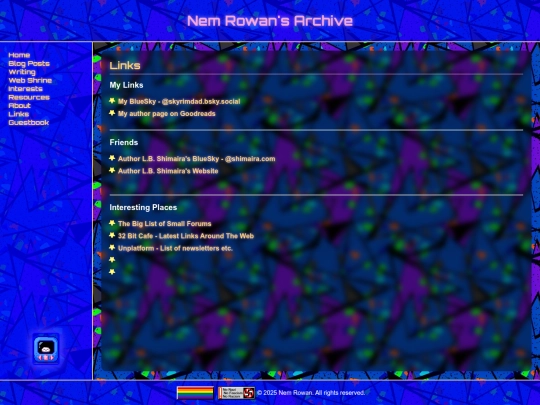 links screenshot