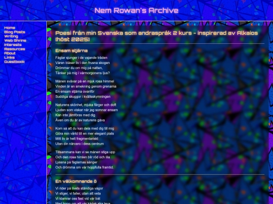 poetry/SVA2alkaios screenshot