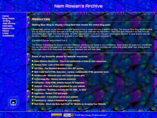 resources screenshot