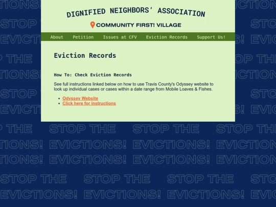 evictionrecords screenshot
