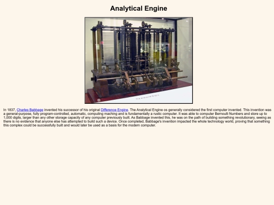 AnalyticalEngine screenshot
