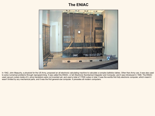 ENIAC screenshot
