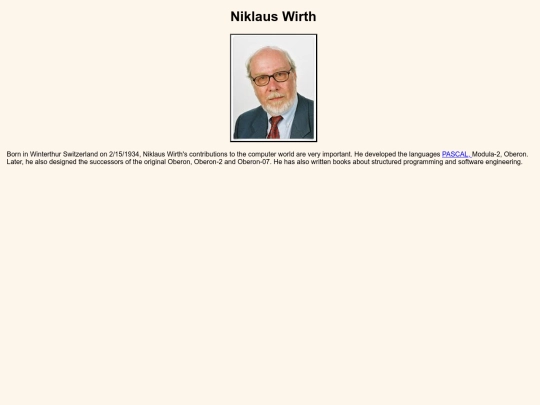 NiklausWirth screenshot