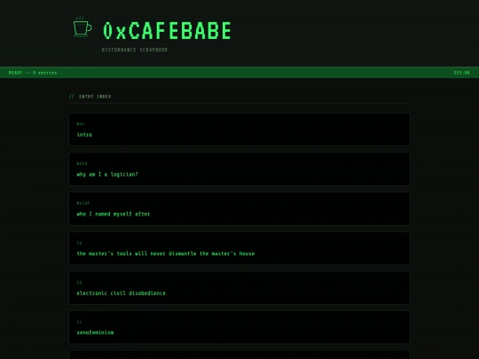 index screenshot