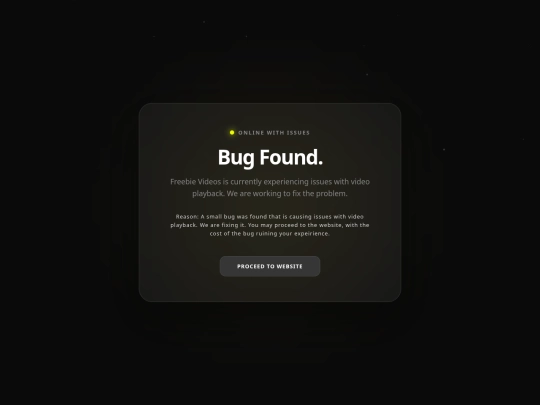 errors/kindadown screenshot