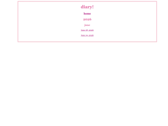 diary screenshot