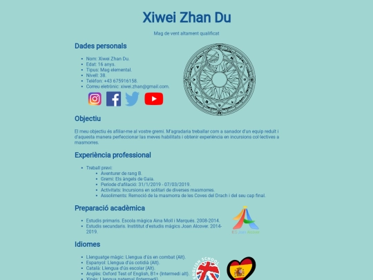 curriculum screenshot