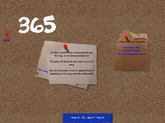 blog/365 screenshot