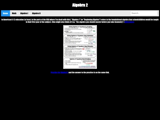 AlgebraII screenshot