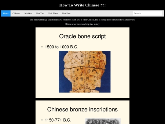 HowtowriteChinese screenshot