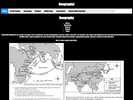 geography screenshot