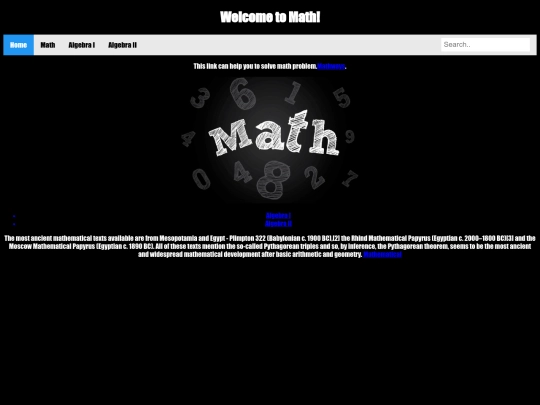 math screenshot