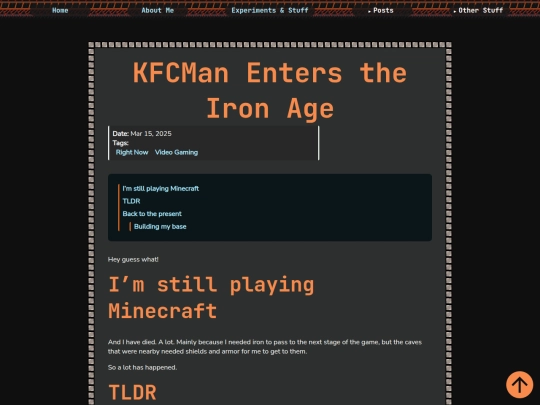 posts/2025/03/kfcman-enters-the-iron-age screenshot