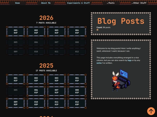posts screenshot