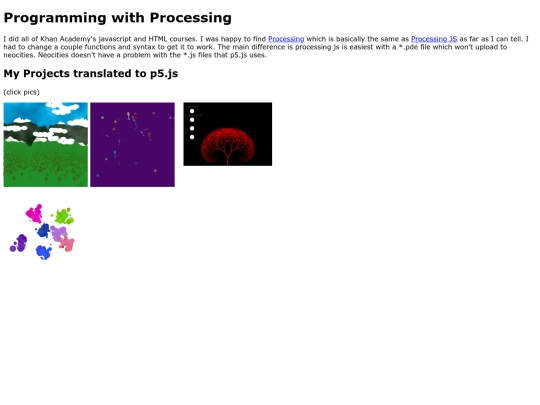 Programming screenshot