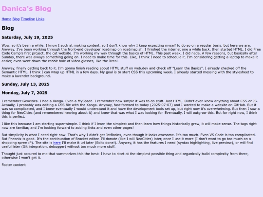 blog screenshot