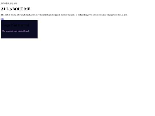 aboutme screenshot