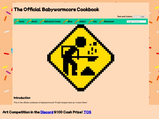 cookbook screenshot