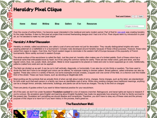 heraldrypixelclique screenshot