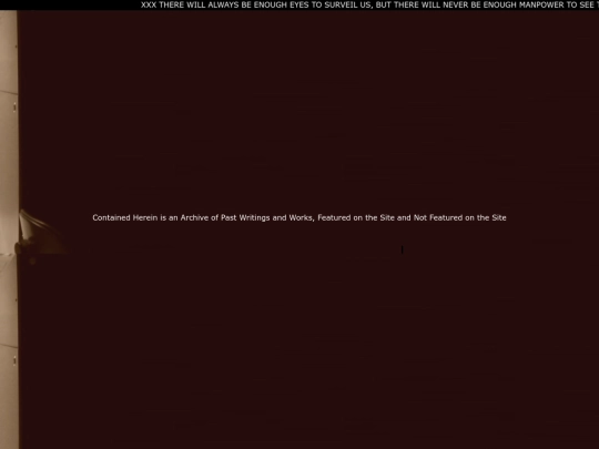 writings/archive screenshot