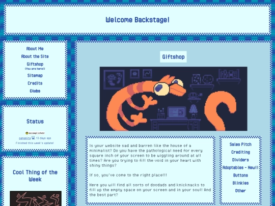 backstage.giftshop screenshot