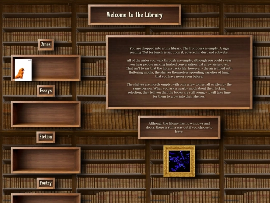 library screenshot