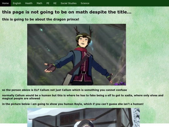 Math screenshot